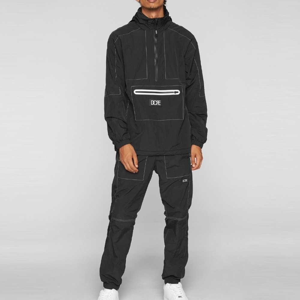 - DOPE - Wind-Tek Vented Pullover // Black (Large) Windbreaker set